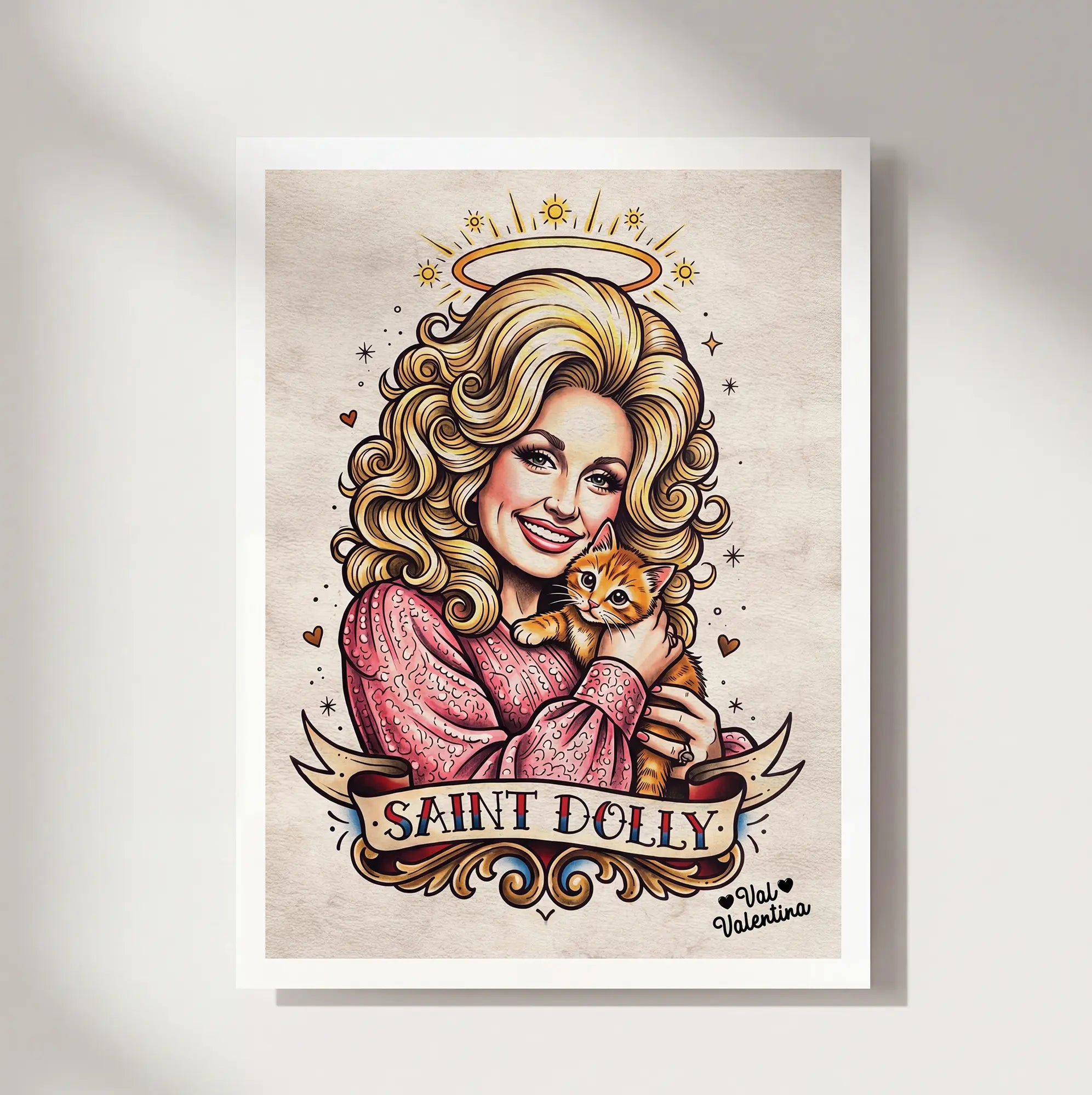 Saint Dolly 6 x 8 Giclée Print - Original Art