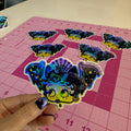 Batty Boo Bat Holographic Sticker