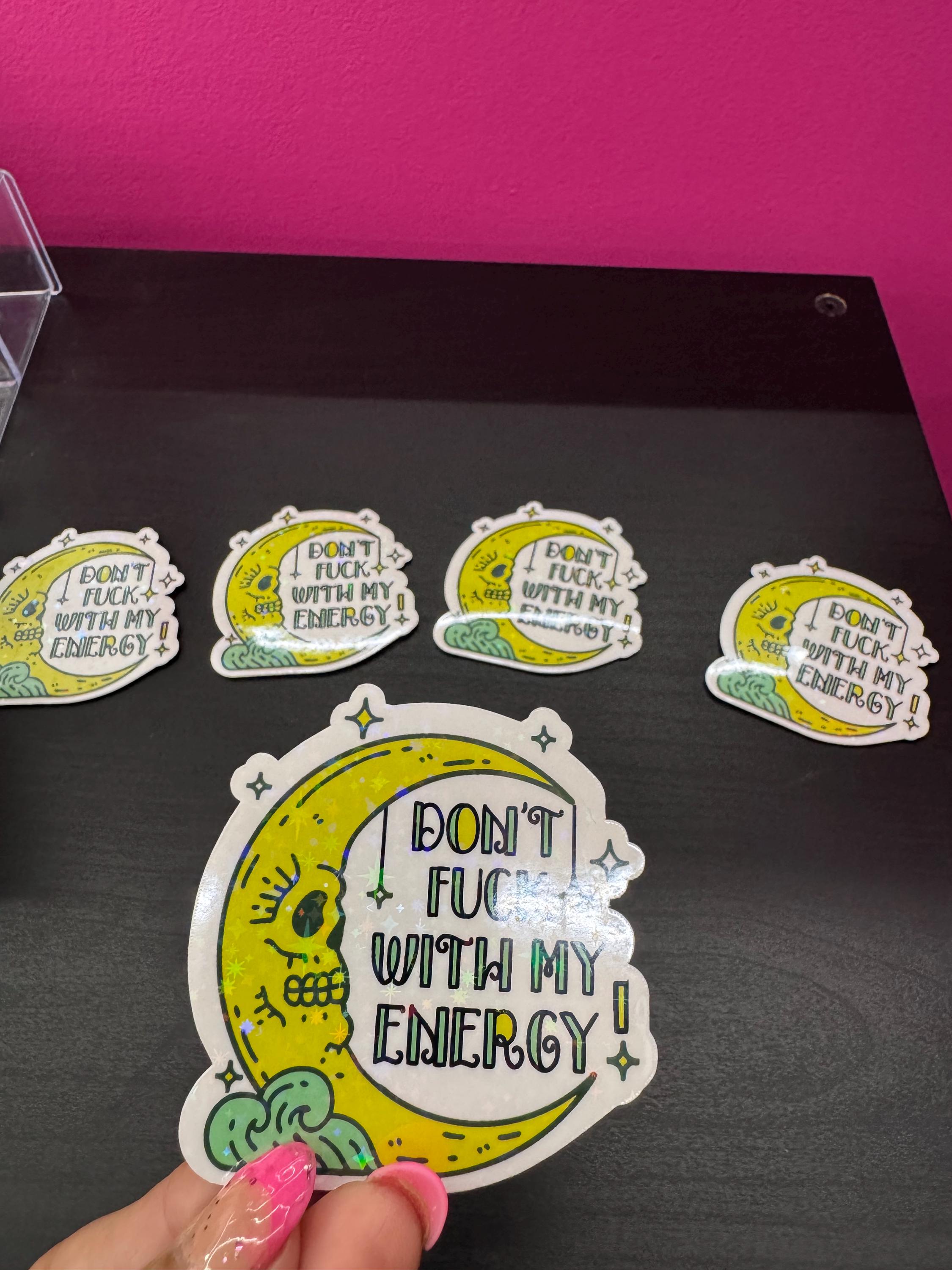 Sassy Moon Holographic Sticker