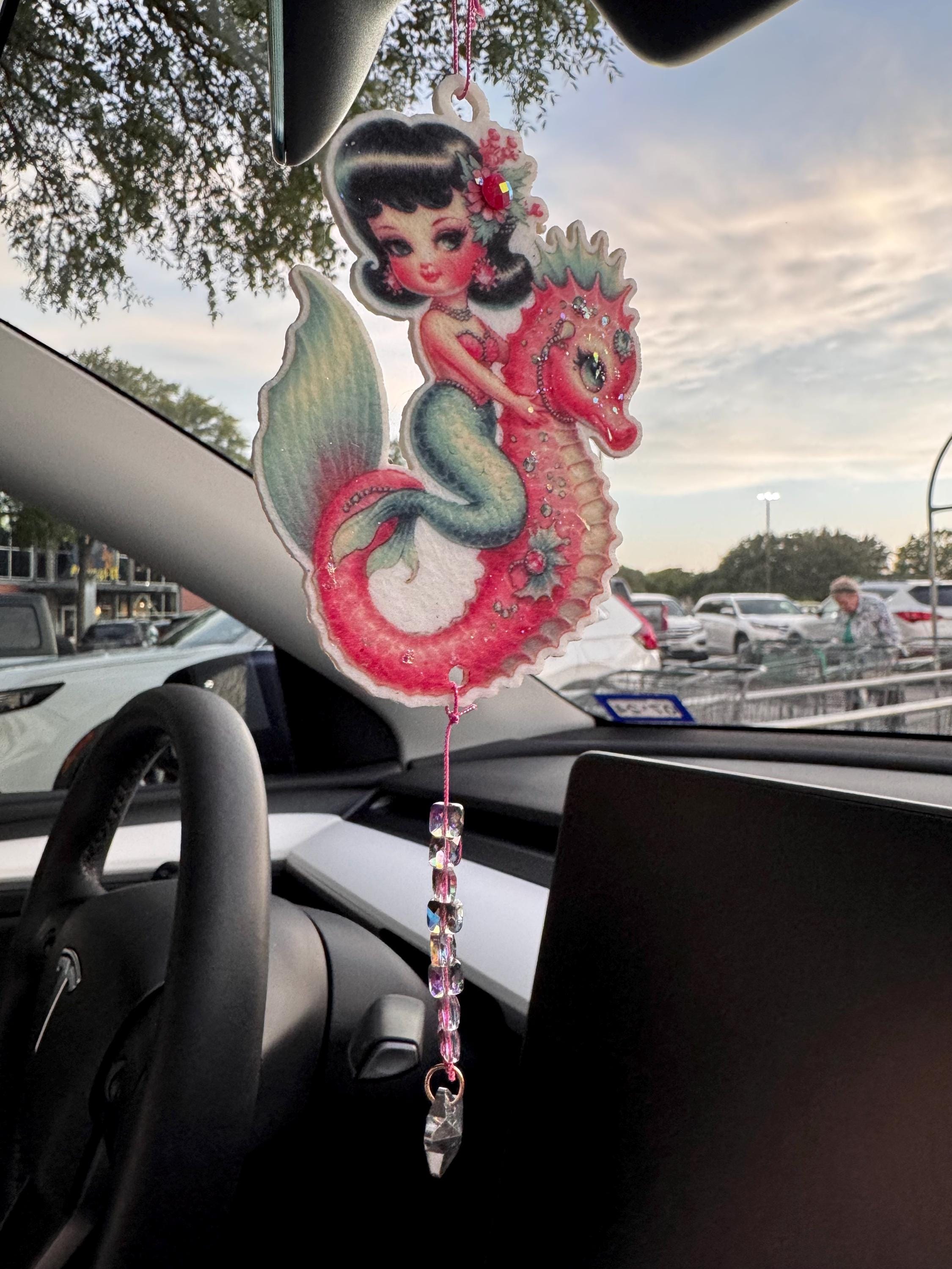 Vintage Mermaid Car Freshie – Watermelon