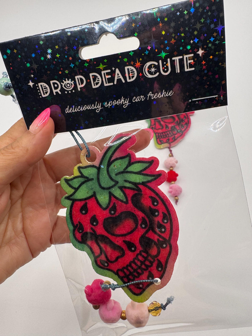 Skull Strawberry Car Freshie