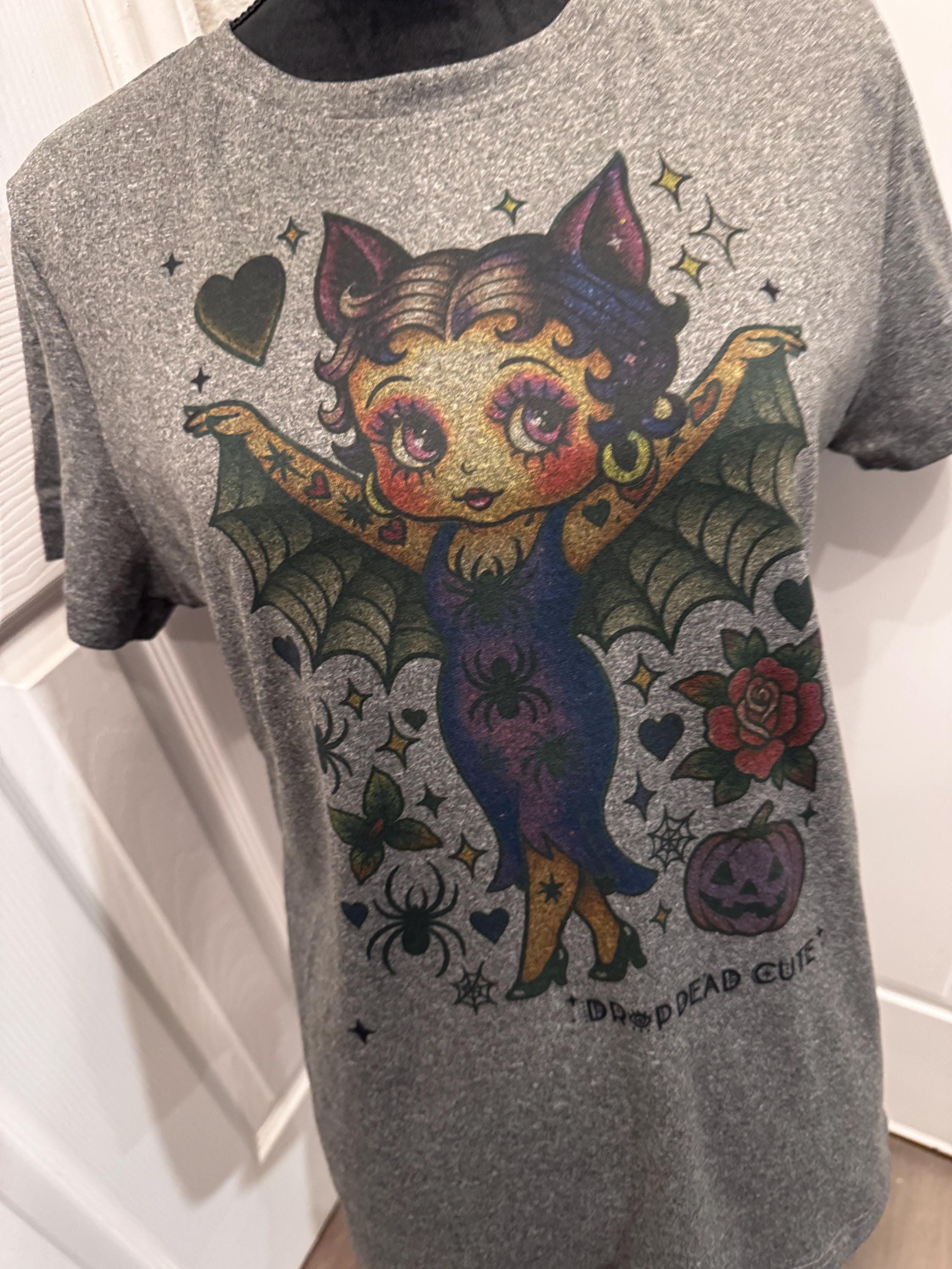 Batty Boo Tattoo Flash Tee