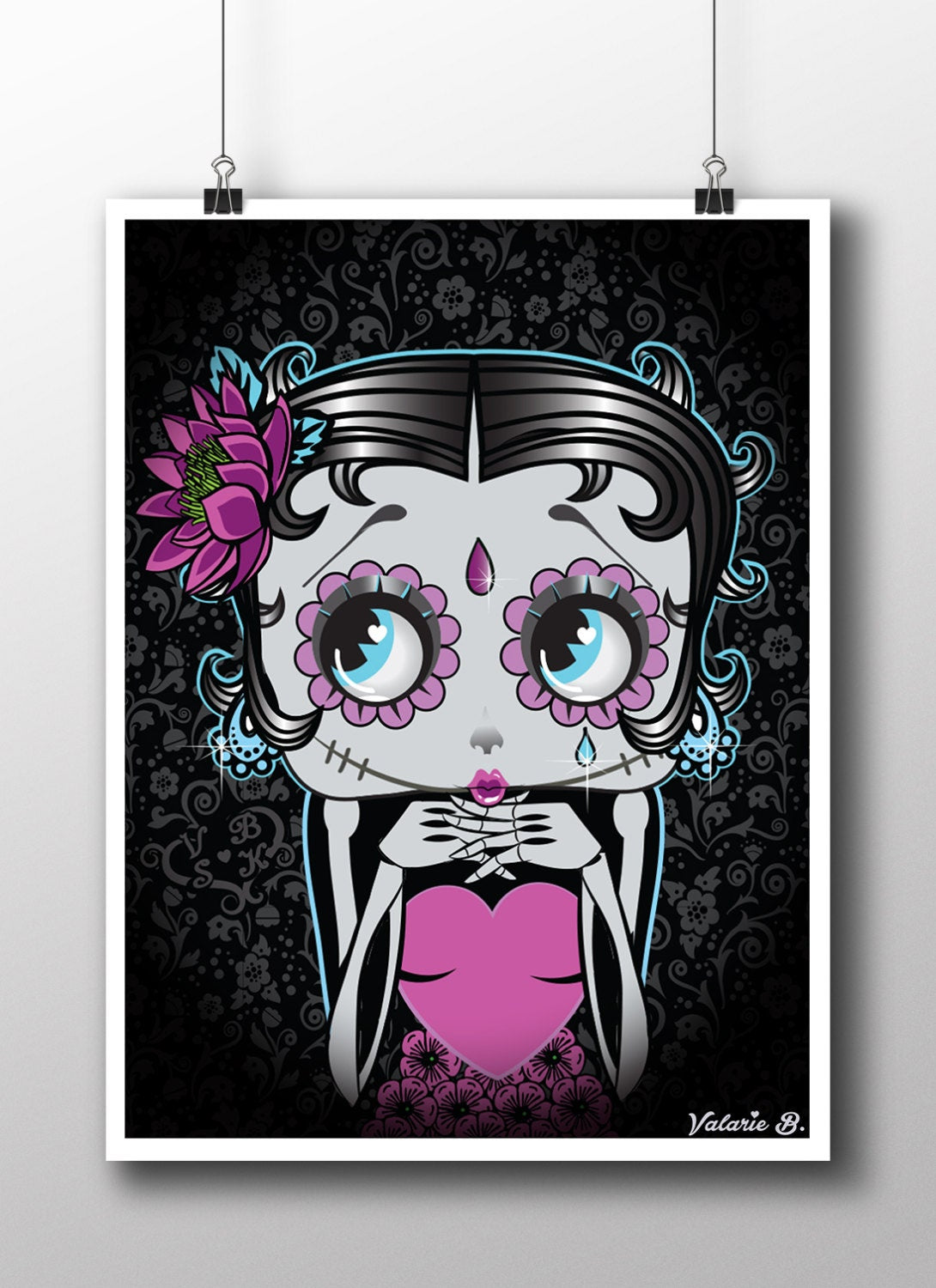Day of the Dead Betty Giclée Print