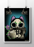 Goodbye Kitty Giclée Print