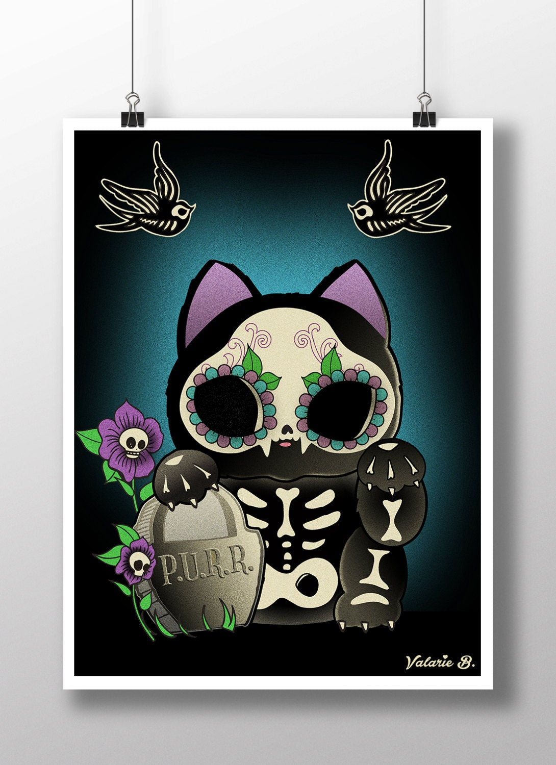 Goodbye Kitty Giclée Print