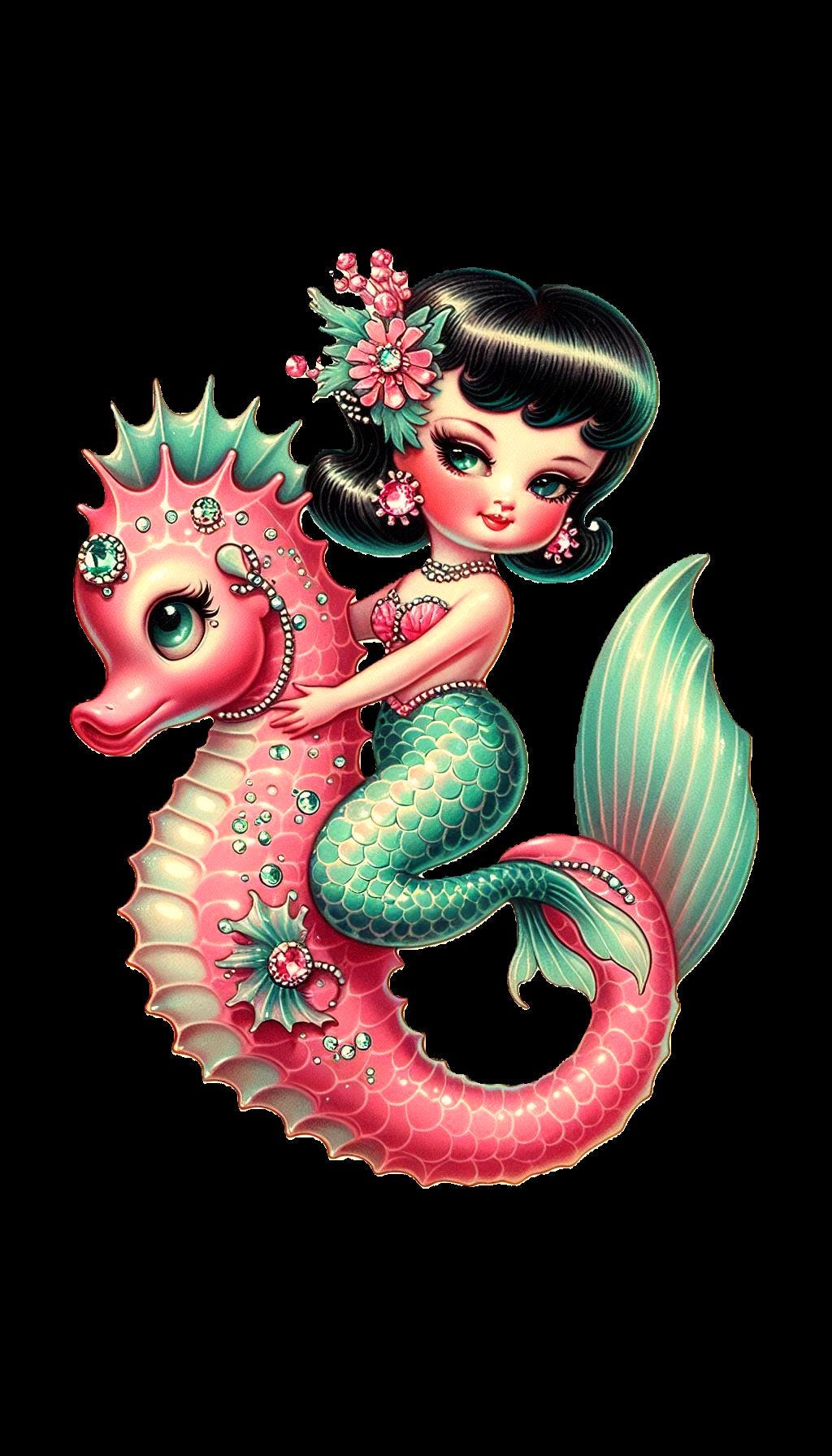 Blonde Mermaid Car Freshie – Fruit Punch